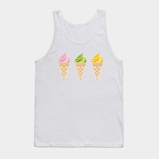 Ice Creams Vector Illustration Tank Top